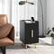 Costway Nightstand with Charging Station Home Bedside Sofa Side Tables with 2 Drawers Coffee/White/Black